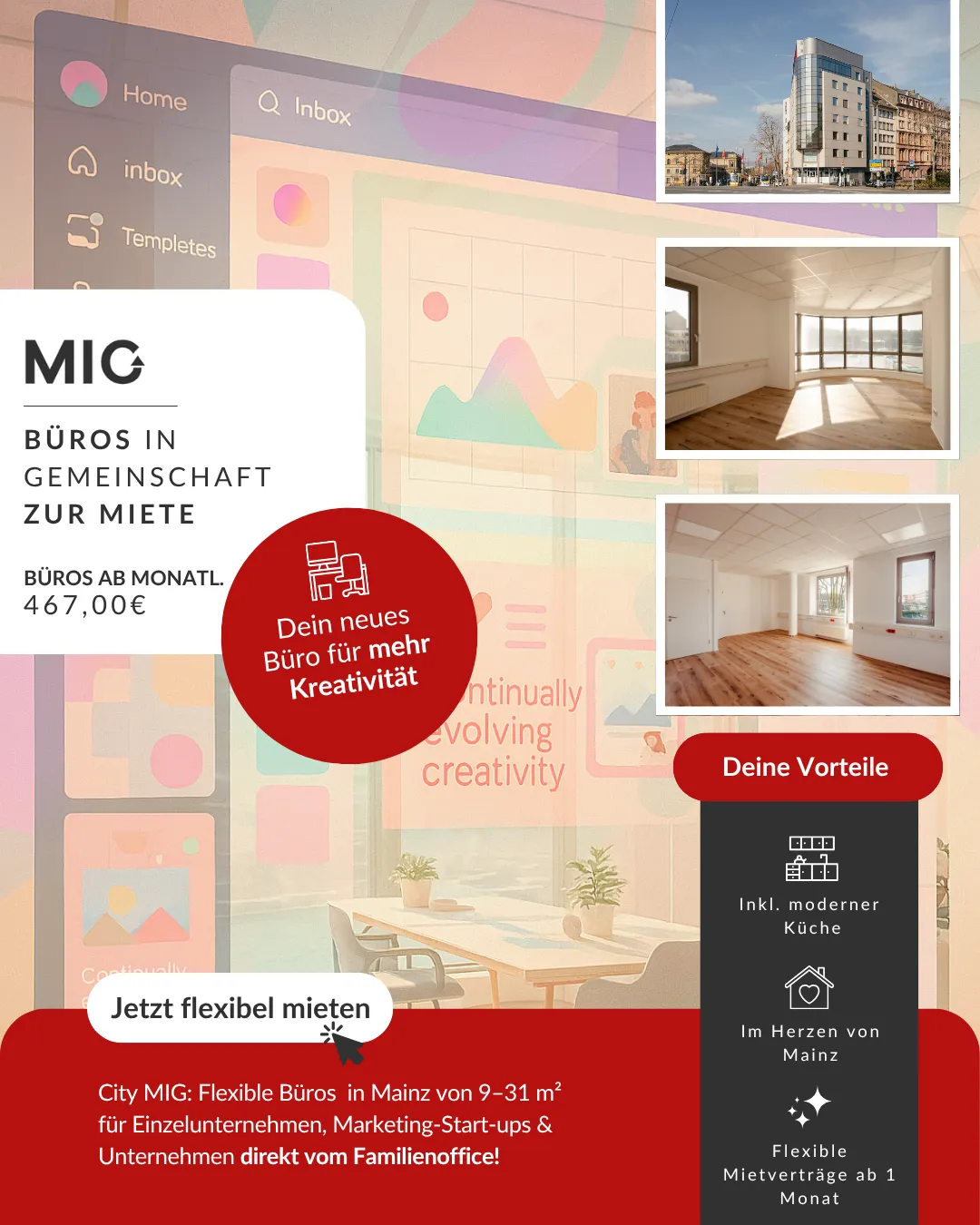City MIC - Büro für Einzelunternehmer, Start-ups oder etablierte Unternehmen in Mainz Creatives (2)
